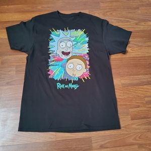 Rick and Morty Men's Graphic T-Shirt Tee  Shirt Black XL